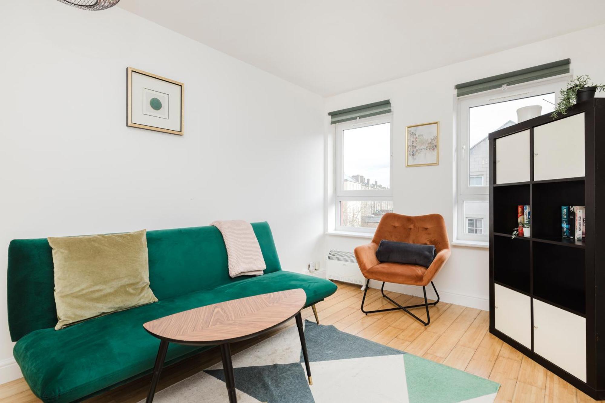 Joivy Welcoming Flat Near Park Lägenhet Edinburg Exteriör bild